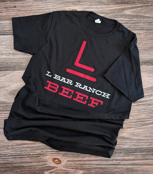L Bar Ranch Beef T-Shirt 3 Color Options